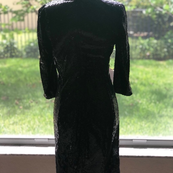 NWT Black Sequin Dress |Eva Mendez-NY & Co| Small - Picture 2 of 8